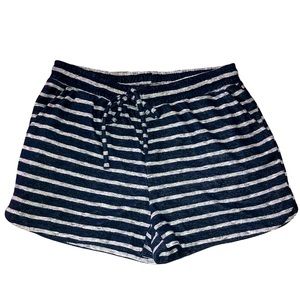 Striped Terry Cloth Cynthia Rowley Shorts NWT